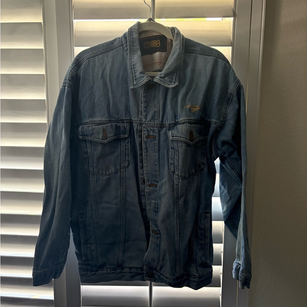 Cobra Blue Denim Jacket for Men